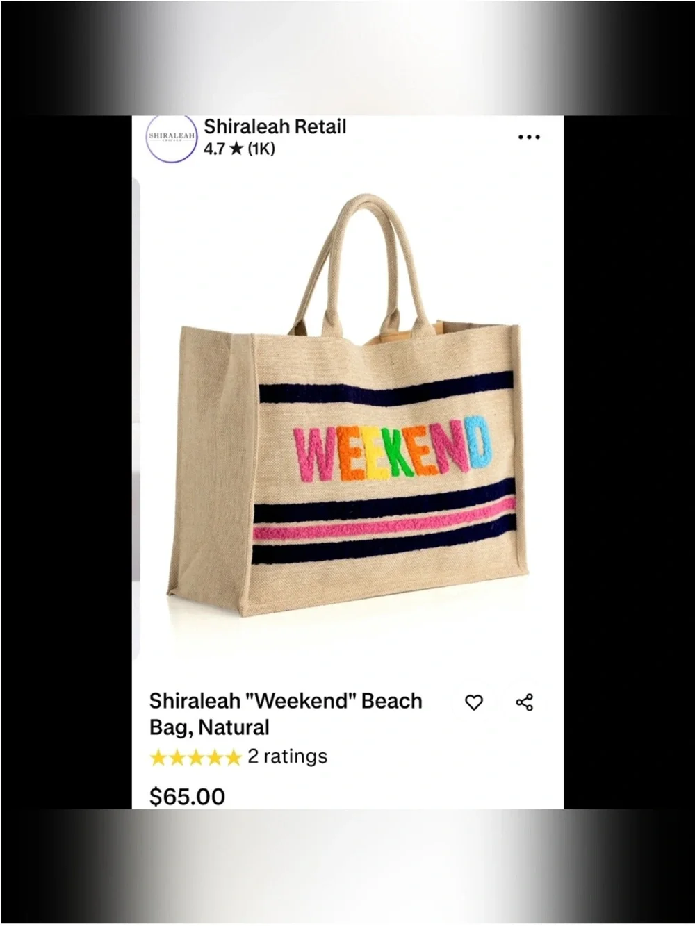 Shiraleah's Large 